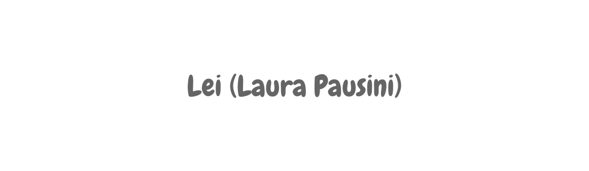 Lei Laura Pausini