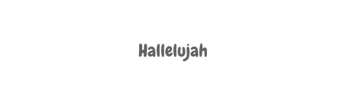 Hallelujah